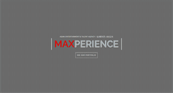 Desktop Screenshot of maxperience.asia